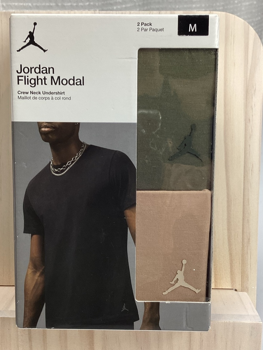 Jordan Flight Modal Men’s Crew Neck Undershirt Size Medium 2 Pack NEW!